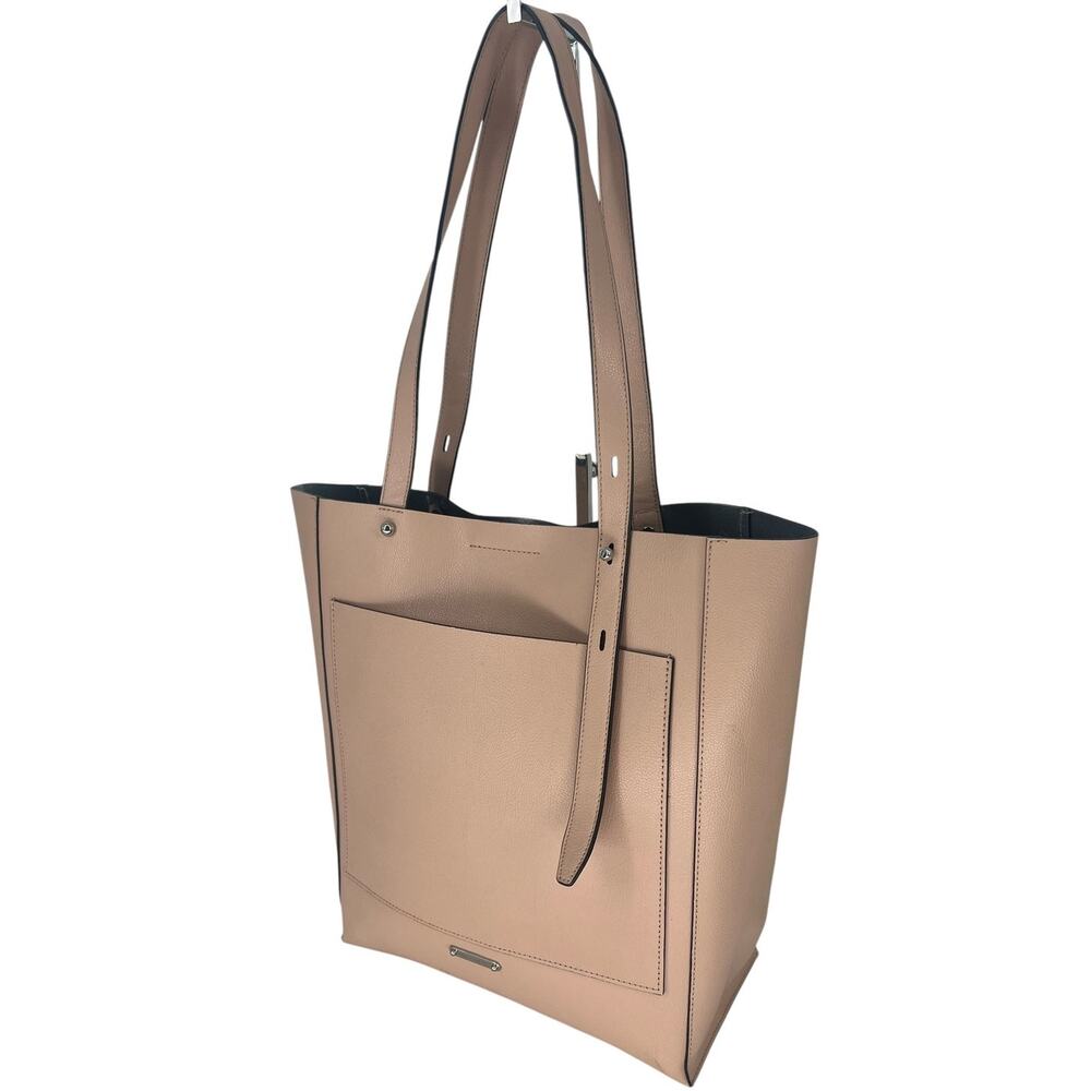 Rebecca Minkoff Stella North South Tote Blush Pink Leather - Picture 3 of 16